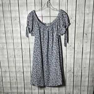 American eagle floral over the shoulder dress size medium